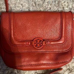 Tory Burch mini orange crossbody bag